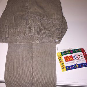 Boy's Size 6 Khaki Corduroy Pants New